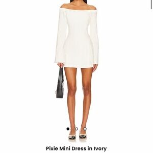 REVOLVE Rue Sophie - Pixie Mini Dress in Ivory